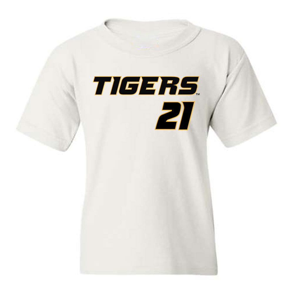 Missouri - NCAA Baseball : Sam Horn - Youth T-Shirt Replica Shersey