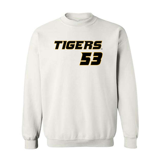 Missouri - NCAA Baseball : Seth McCartney - Crewneck Sweatshirt Replica Shersey