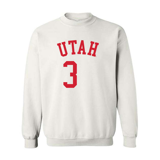 Utah - NCAA Women's Basketball : Lani White - Crewneck Sweatshirt Replica Shersey