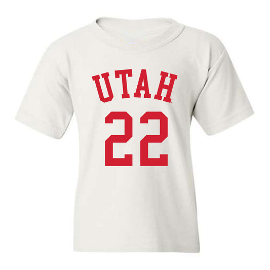 Utah - NCAA Women's Basketball : Jenna Johnson - Youth T-Shirt Replica Shersey