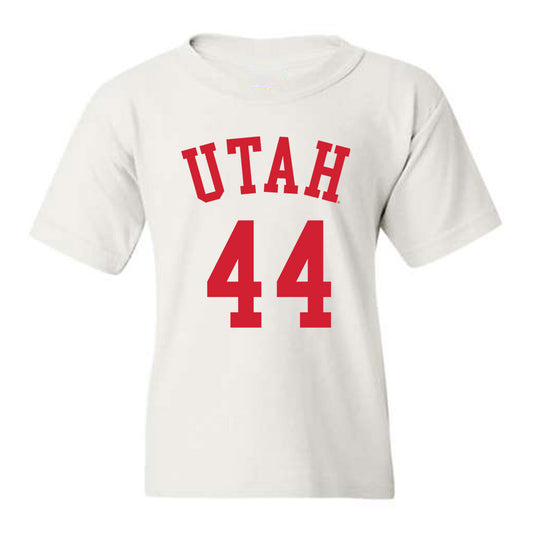 Utah - NCAA Women's Basketball : Sam Crispe - Youth T-Shirt Replica Shersey
