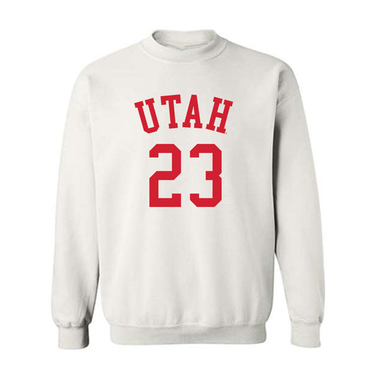 Utah - NCAA Women's Basketball : Maty Wilke - Crewneck Sweatshirt Replica Shersey