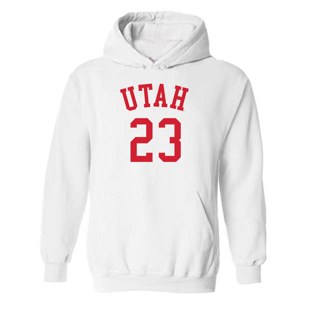 Utah - NCAA Women's Basketball : Maty Wilke - Hooded Sweatshirt Replica Shersey