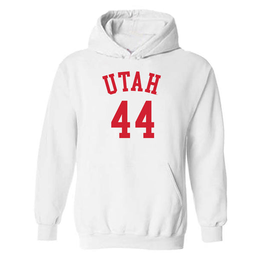 Utah - NCAA Women's Basketball : Sam Crispe - Hooded Sweatshirt Replica Shersey