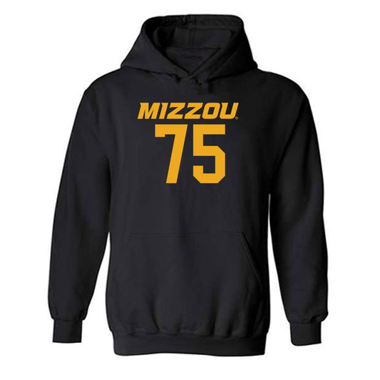 Missouri - NCAA Men's Basketball : Connor Vanover - Hooded Sweatshirt Replica Shersey
