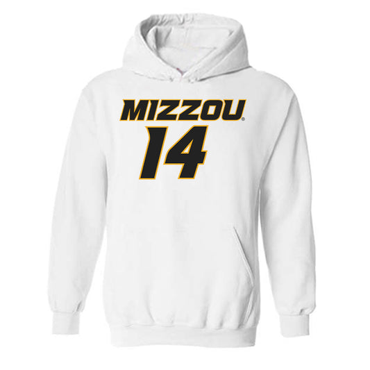 Missouri - NCAA Men's Basketball : Anthony Robinson II - Hooded Sweatshirt Replica Shersey