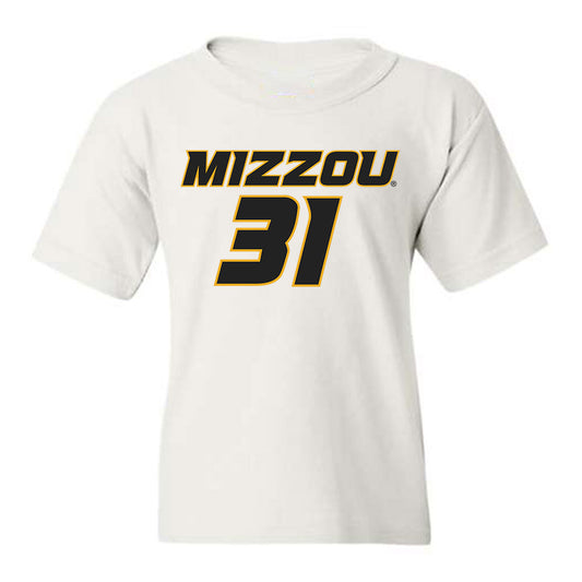 Missouri - NCAA Men's Basketball : Caleb Grill - Youth T-Shirt Replica Shersey