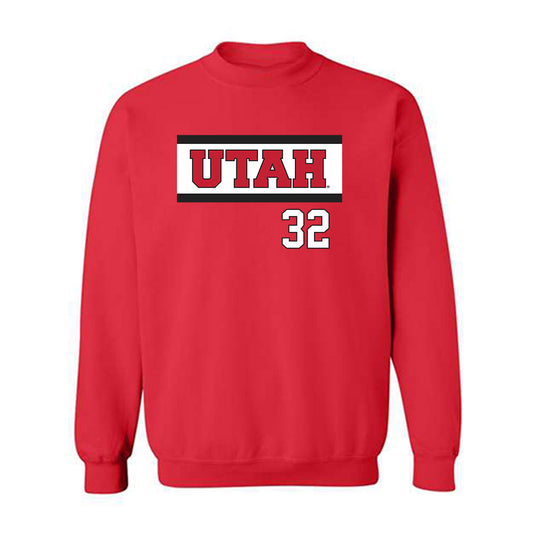 Utah - NCAA Softball : Kendall Lundberg - Crewneck Sweatshirt Replica Shersey