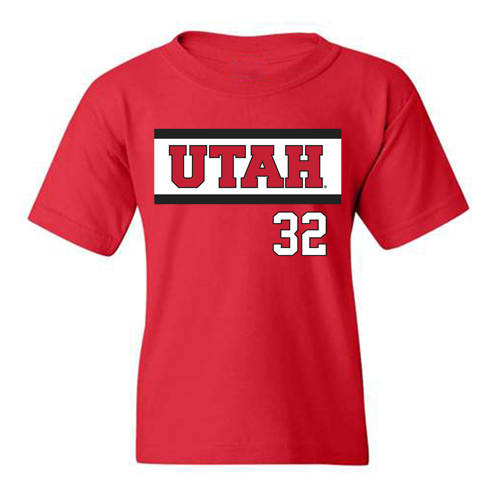 Utah - NCAA Softball : Kendall Lundberg - Youth T-Shirt Replica Shersey