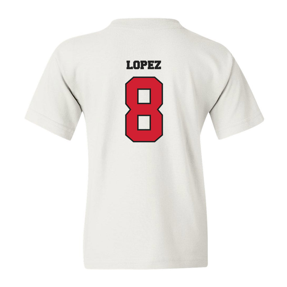 Utah - NCAA Softball : Mariah Lopez - Youth T-Shirt Replica Shersey