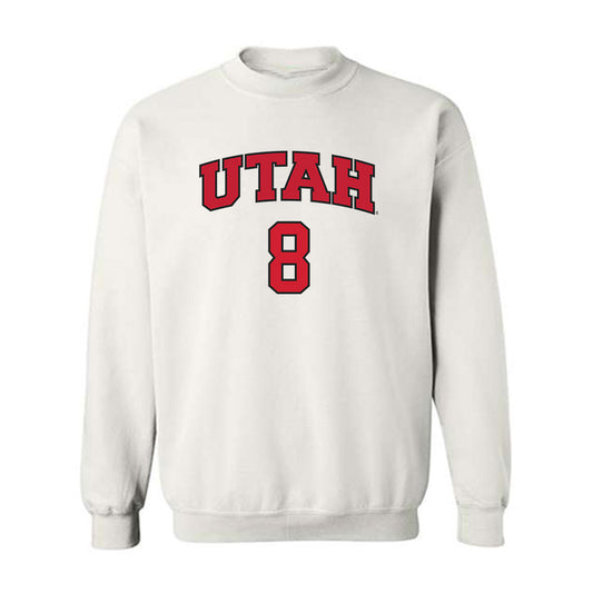 Utah - NCAA Softball : Mariah Lopez - Crewneck Sweatshirt Replica Shersey