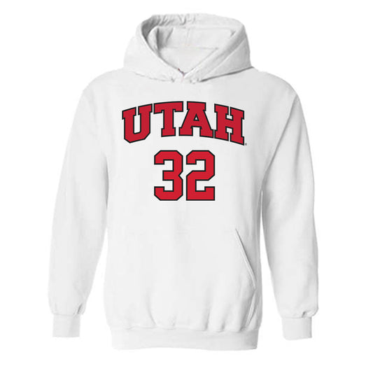 Utah - NCAA Softball : Kendall Lundberg - Hooded Sweatshirt Replica Shersey