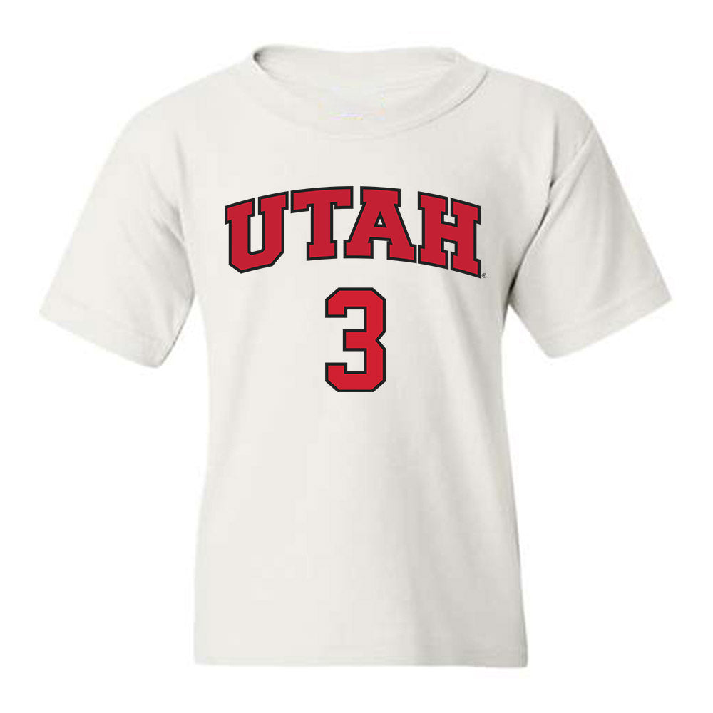 Utah - NCAA Softball : Haley Denning - Youth T-Shirt Replica Shersey