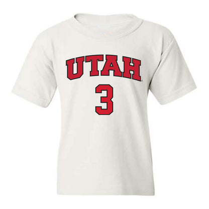 Utah - NCAA Softball : Haley Denning - Youth T-Shirt Replica Shersey