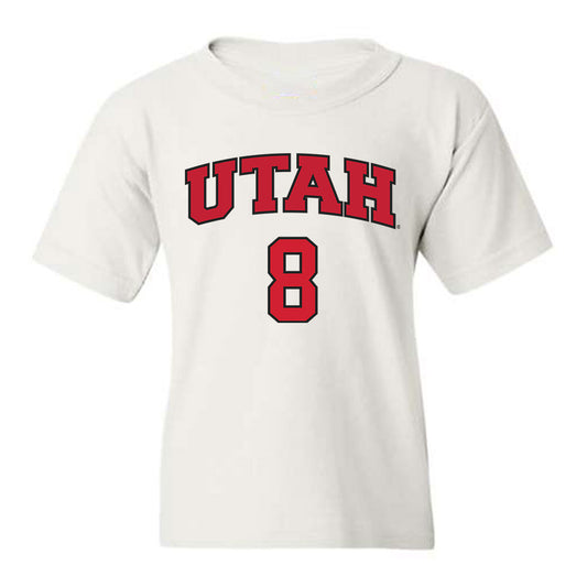 Utah - NCAA Softball : Mariah Lopez - Youth T-Shirt Replica Shersey