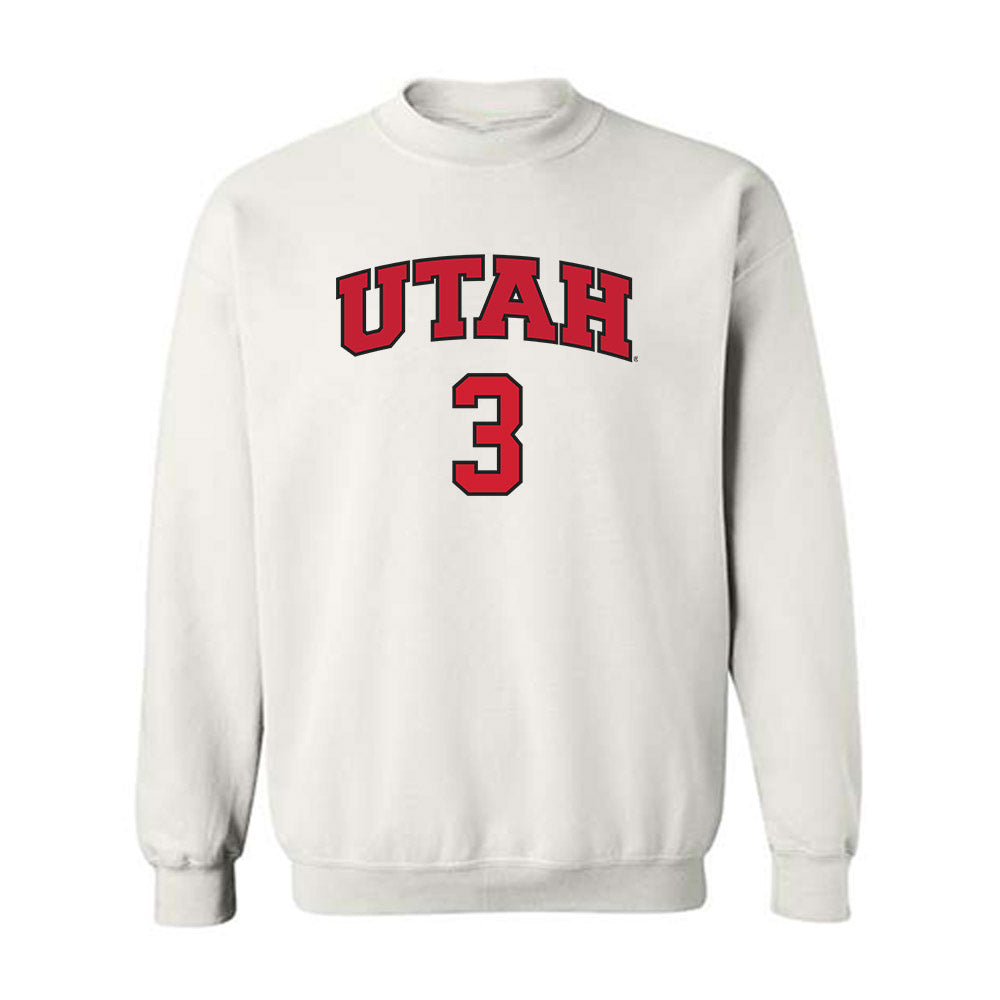 Utah - NCAA Softball : Haley Denning - Crewneck Sweatshirt Replica Shersey