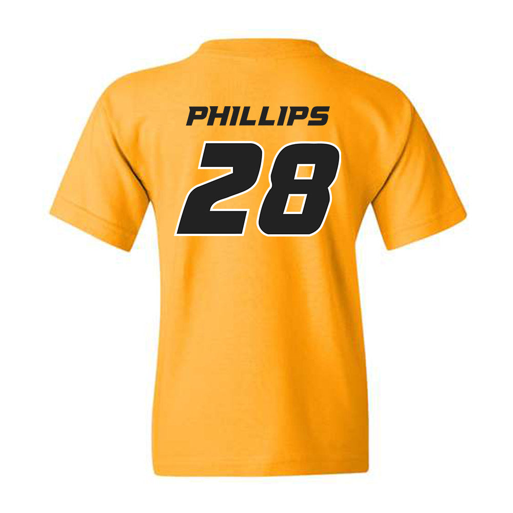 Missouri - NCAA Softball : Chan'tice Phillips - Youth T-Shirt Replica Shersey