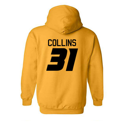 Missouri - NCAA Women's Soccer : Mia Collins - Gold Replica Shersey Hooded Sweatshirt