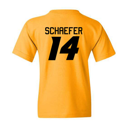 Missouri - NCAA Women's Soccer : Morgan Schaefer - Gold Replica Shersey Youth T-Shirt