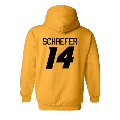 Missouri - NCAA Women's Soccer : Morgan Schaefer - Gold Replica Shersey Hooded Sweatshirt