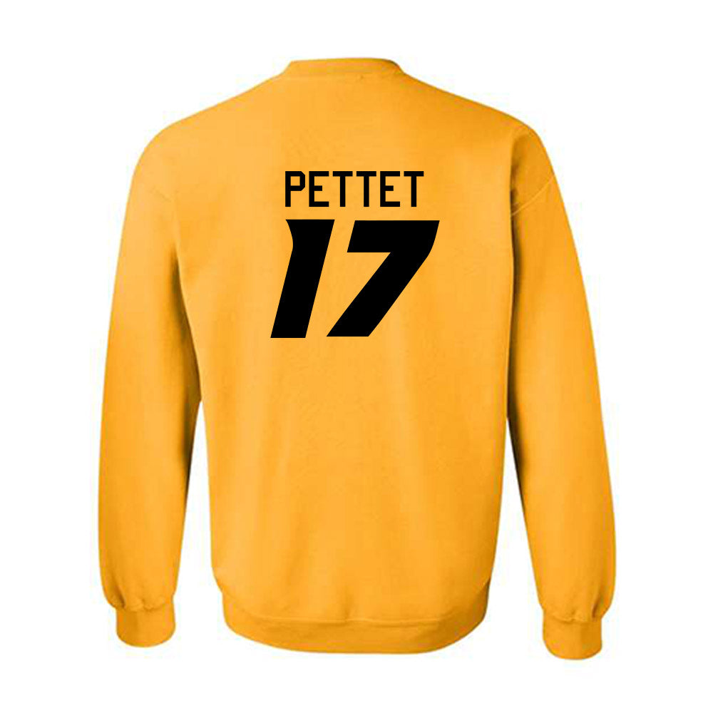 Missouri - NCAA Women's Soccer : Grace Pettet - Gold Replica Shersey Sweatshirt