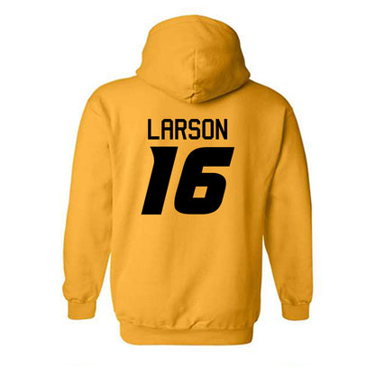 Missouri - NCAA Women's Soccer : Jessica Larson - Gold Replica Shersey Hooded Sweatshirt