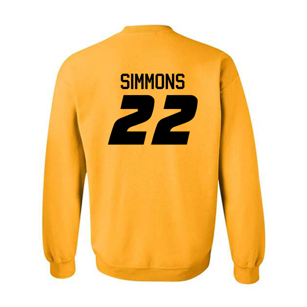 Missouri - NCAA Women's Soccer : Kylee Simmons - Gold Replica Shersey Sweatshirt