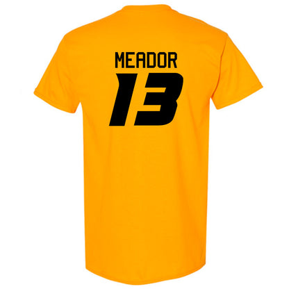 Missouri - NCAA Women's Soccer : Morgan Meador - Gold Replica Shersey Short Sleeve T-Shirt