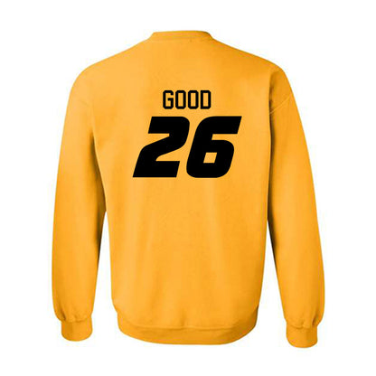 Missouri - NCAA Women's Soccer : Keegan Good - Gold Replica Shersey Sweatshirt