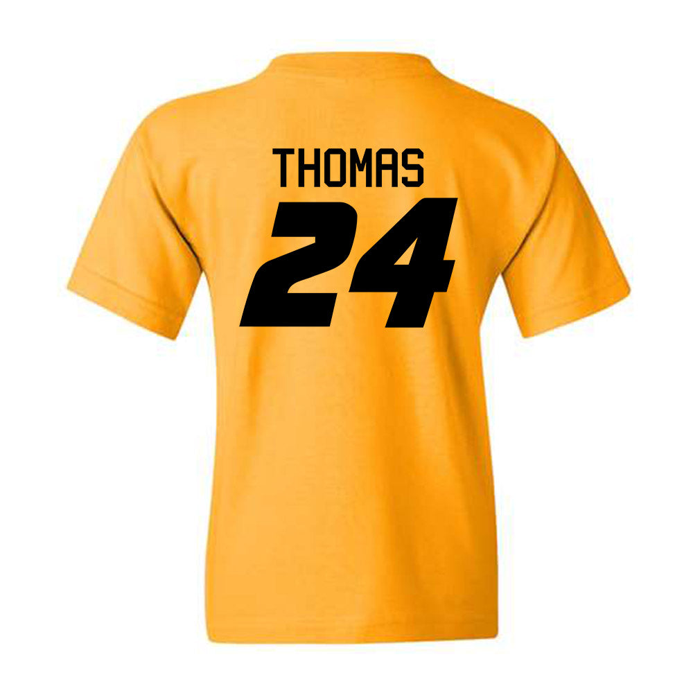 Missouri - NCAA Women's Soccer : Scarlett Thomas - Gold Replica Shersey Youth T-Shirt