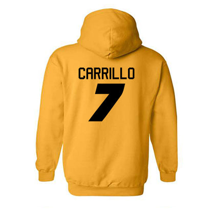 Missouri - NCAA Women's Soccer : Isabella Carrillo - Gold Replica Shersey Hooded Sweatshirt