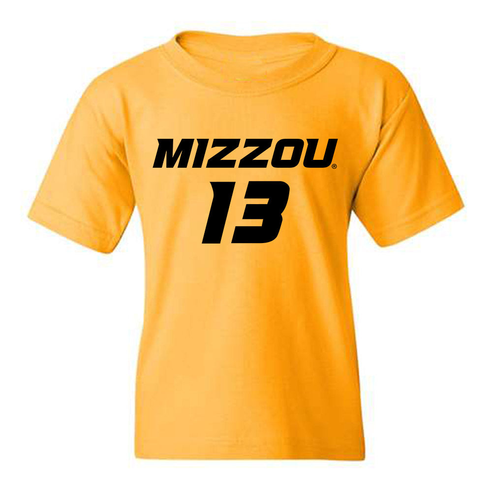 Missouri - NCAA Women's Soccer : Morgan Meador - Gold Replica Shersey Youth T-Shirt