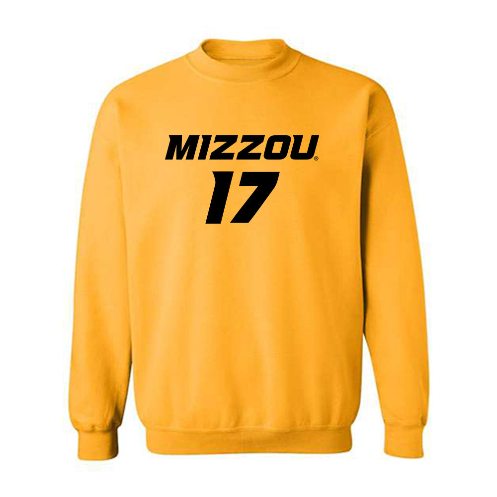 Missouri - NCAA Women's Soccer : Grace Pettet - Gold Replica Shersey Sweatshirt