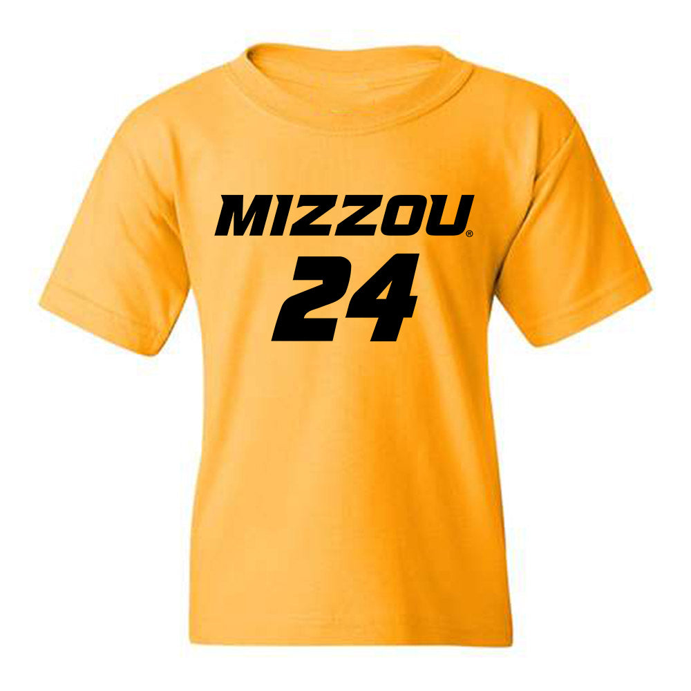 Missouri - NCAA Women's Soccer : Scarlett Thomas - Gold Replica Shersey Youth T-Shirt