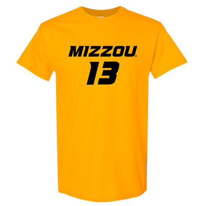 Missouri - NCAA Women's Soccer : Morgan Meador - Gold Replica Shersey Short Sleeve T-Shirt