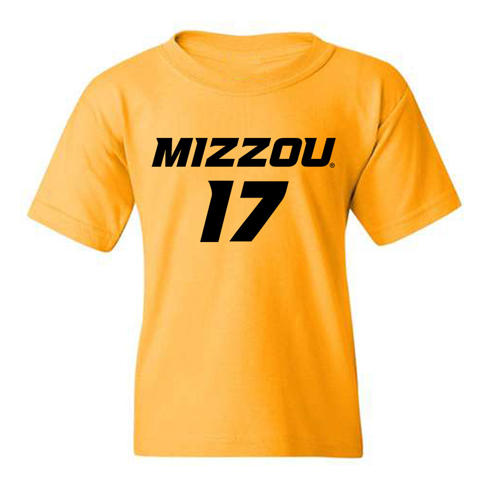 Missouri - NCAA Women's Soccer : Grace Pettet - Gold Replica Shersey Youth T-Shirt