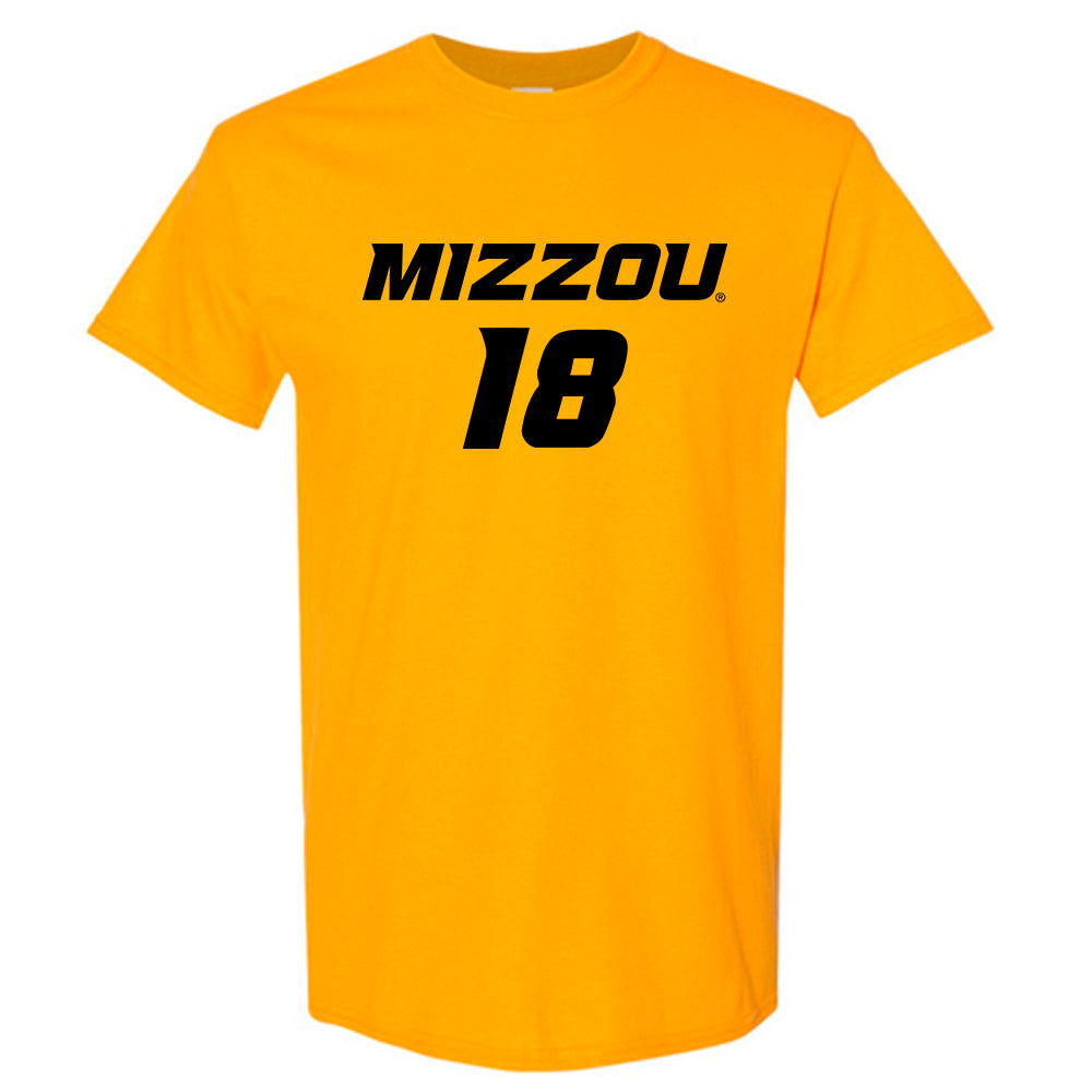 Missouri - NCAA Women's Soccer : Hannah Joella - Gold Replica Shersey Short Sleeve T-Shirt