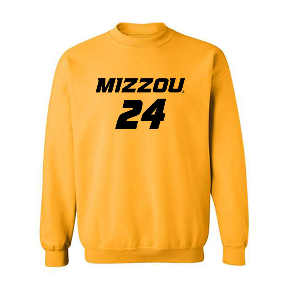 Missouri - NCAA Women's Soccer : Scarlett Thomas - Gold Replica Shersey Sweatshirt