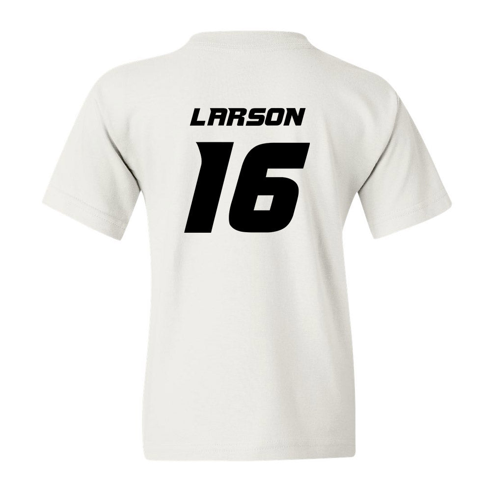 Missouri - NCAA Women's Soccer : Jessica Larson - White Replica Youth T-Shirt