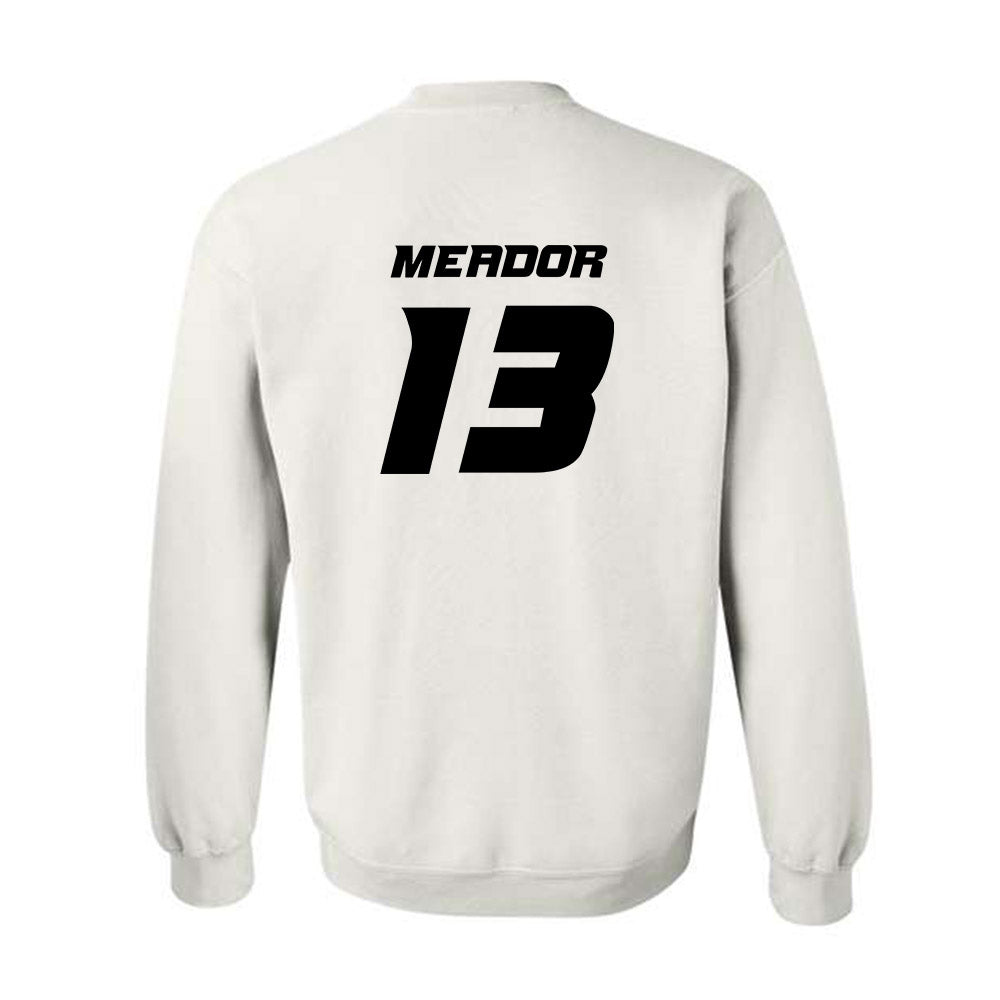 Missouri - NCAA Women's Soccer : Morgan Meador - White Replica Sweatshirt