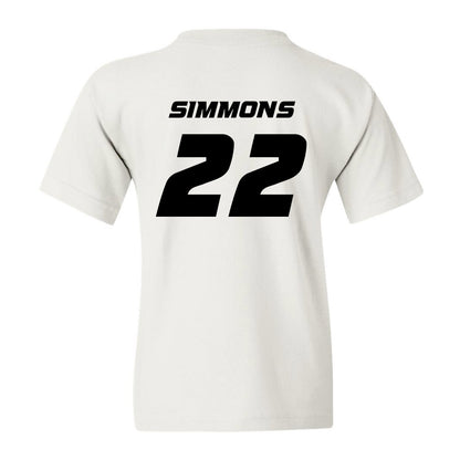 Missouri - NCAA Women's Soccer : Kylee Simmons - White Replica Youth T-Shirt