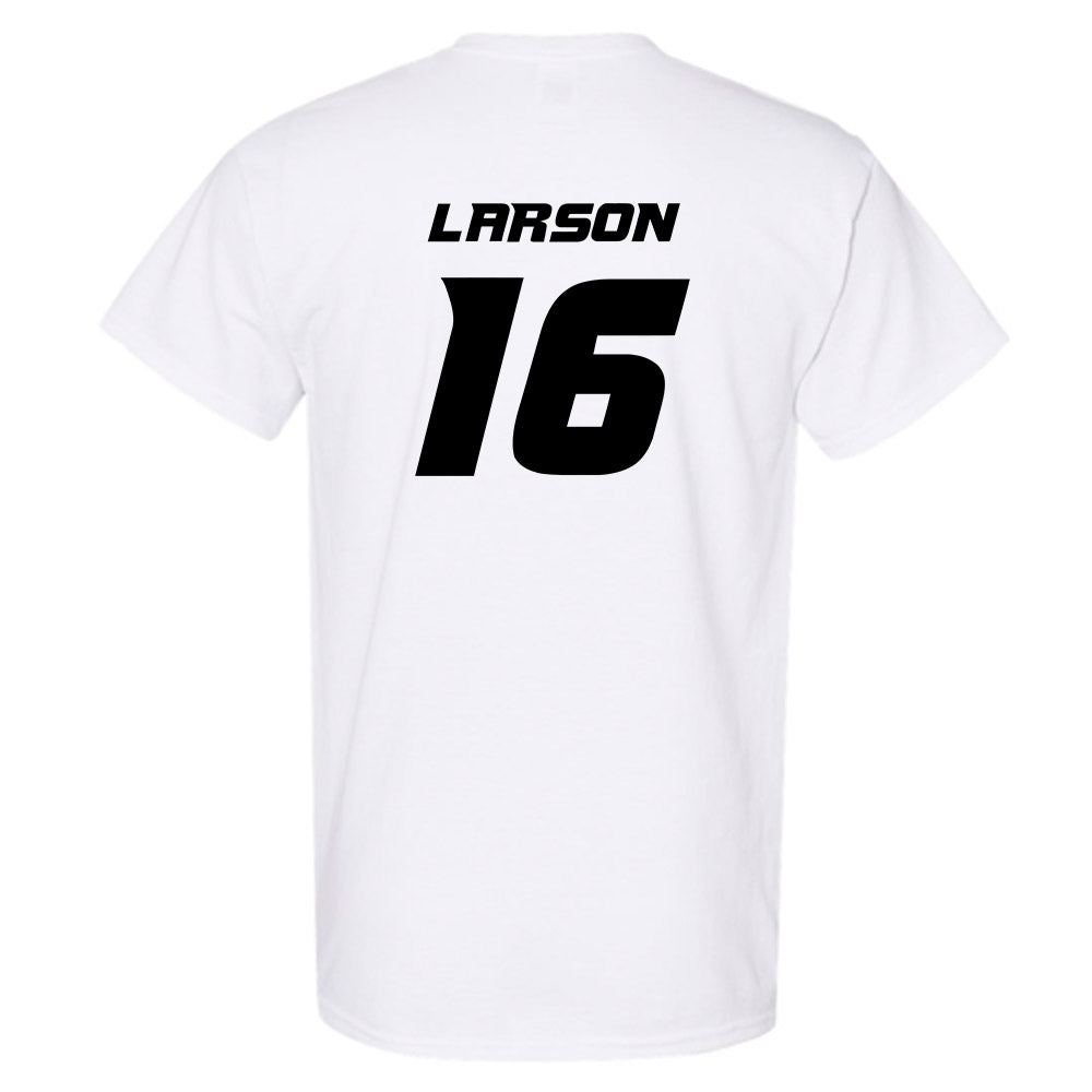 Missouri - NCAA Women's Soccer : Jessica Larson - White Replica Short Sleeve T-Shirt