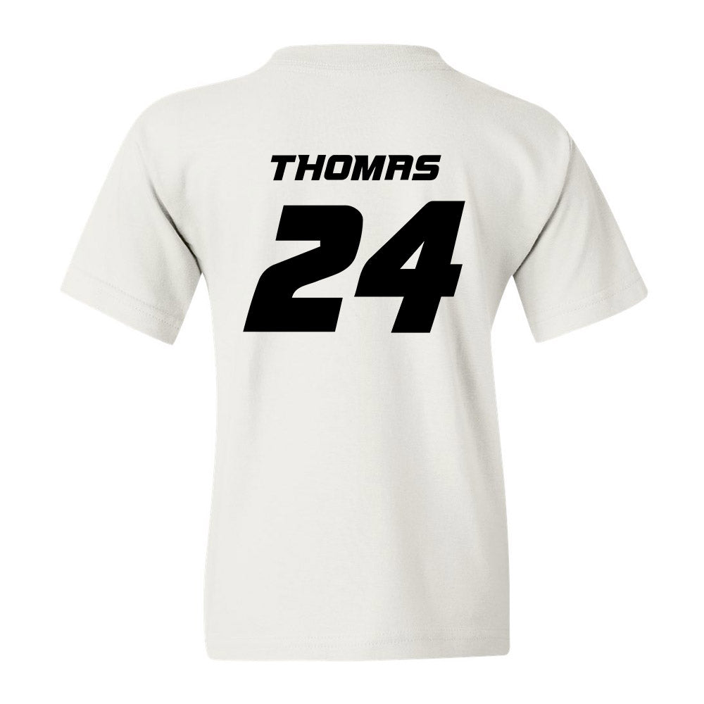 Missouri - NCAA Women's Soccer : Scarlett Thomas - White Replica Youth T-Shirt