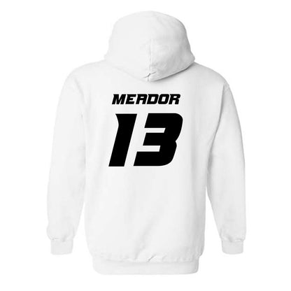 Missouri - NCAA Women's Soccer : Morgan Meador - White Replica Hooded Sweatshirt