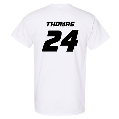 Missouri - NCAA Women's Soccer : Scarlett Thomas - White Replica Short Sleeve T-Shirt