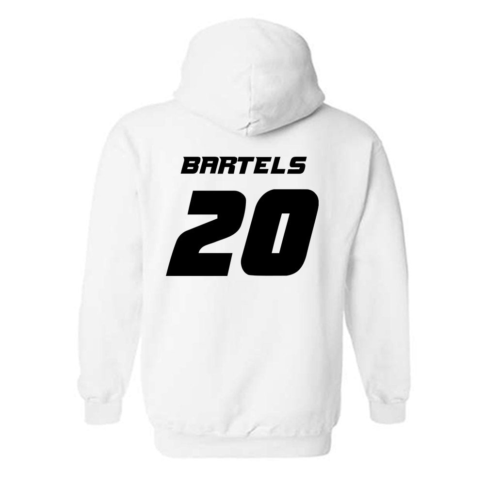 Missouri - NCAA Women's Soccer : Jenna Bartels - White Replica Hooded Sweatshirt