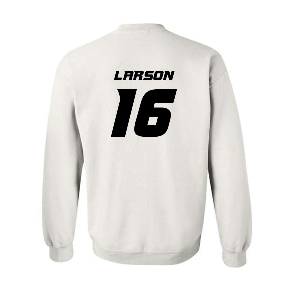 Missouri - NCAA Women's Soccer : Jessica Larson - White Replica Sweatshirt