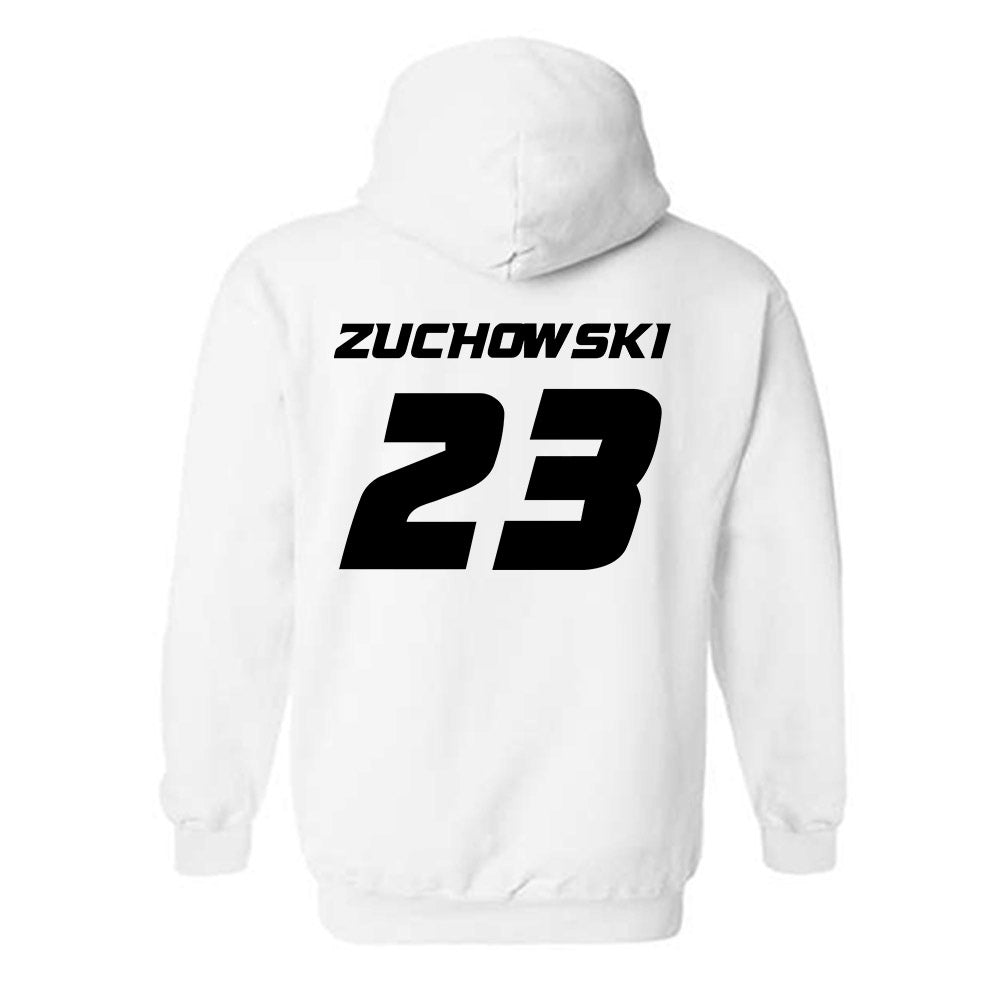 Missouri - NCAA Women's Soccer : Elena Zuchowski - White Replica Hooded Sweatshirt