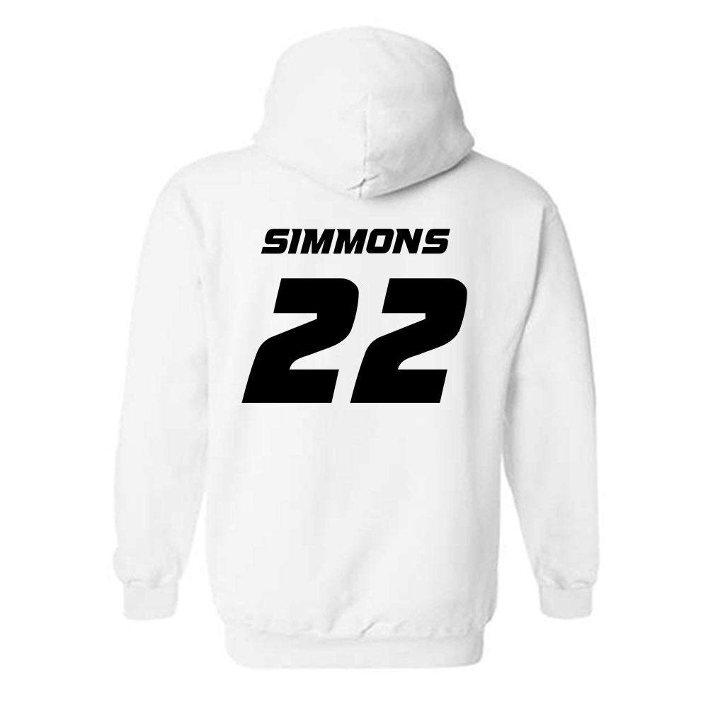 Missouri - NCAA Women's Soccer : Kylee Simmons - White Replica Hooded Sweatshirt