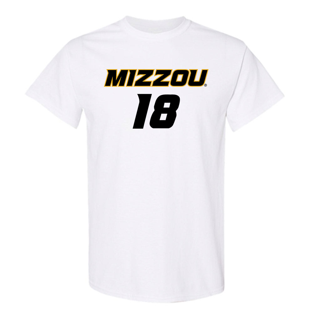 Missouri - NCAA Women's Soccer : Hannah Joella - White Replica Short Sleeve T-Shirt